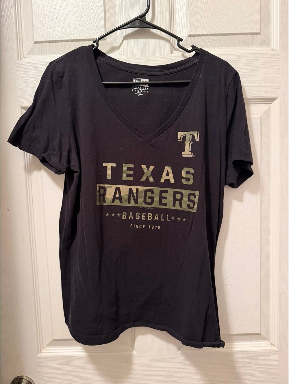 Military Texas Rangers Women’s V Neck